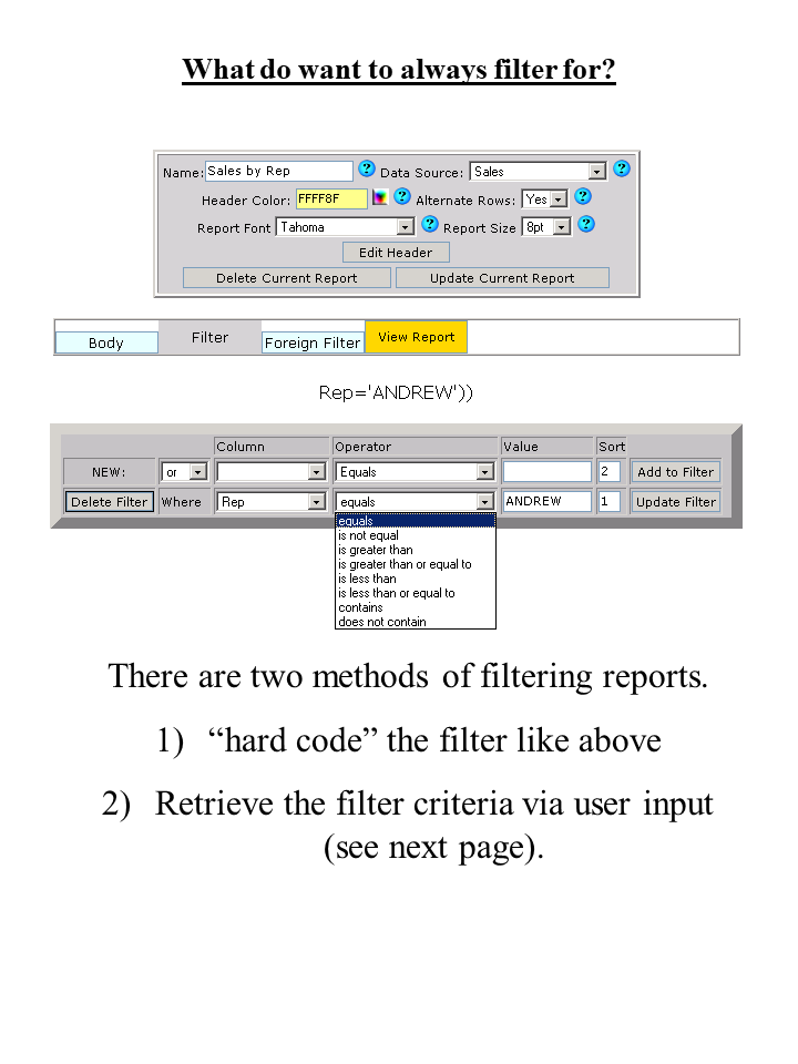 BSPEC.COM® - Browser Based Reports Builder
